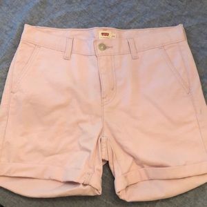 Pink Levi’s Shorts NWOT